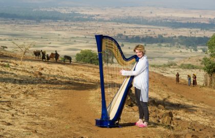 Catrin Finch / Water Aid visit to Ethiopia 2015