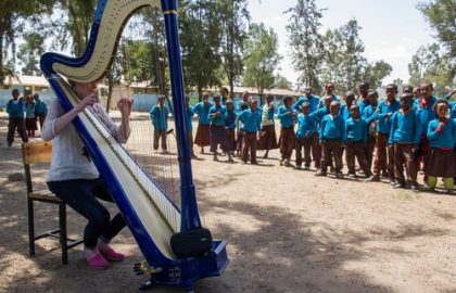 Catrin Finch. Photo: WaterAid / James McCauley
