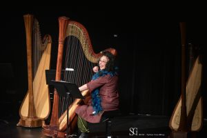 Sophie La Harpiste. Photo : Sylvie Geoffroy
