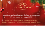 Holiday closure notice
