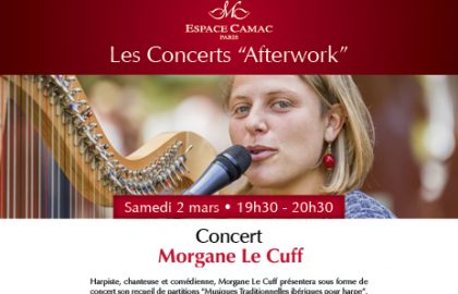 Morgane Le Cuffe à L'Espace Camac, mars 2019