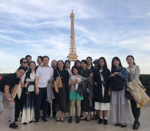 Chinese tour of France 2019: Paris