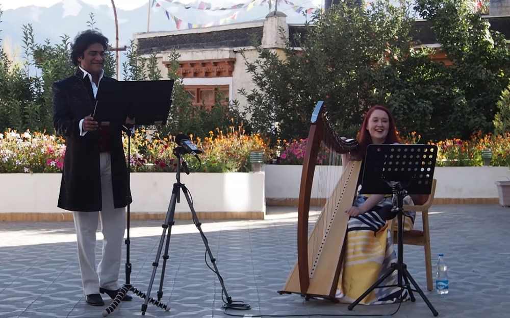The Camac Janet is officially the highest harp in the world!