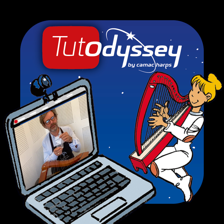 How to put levers on your Odyssey harp