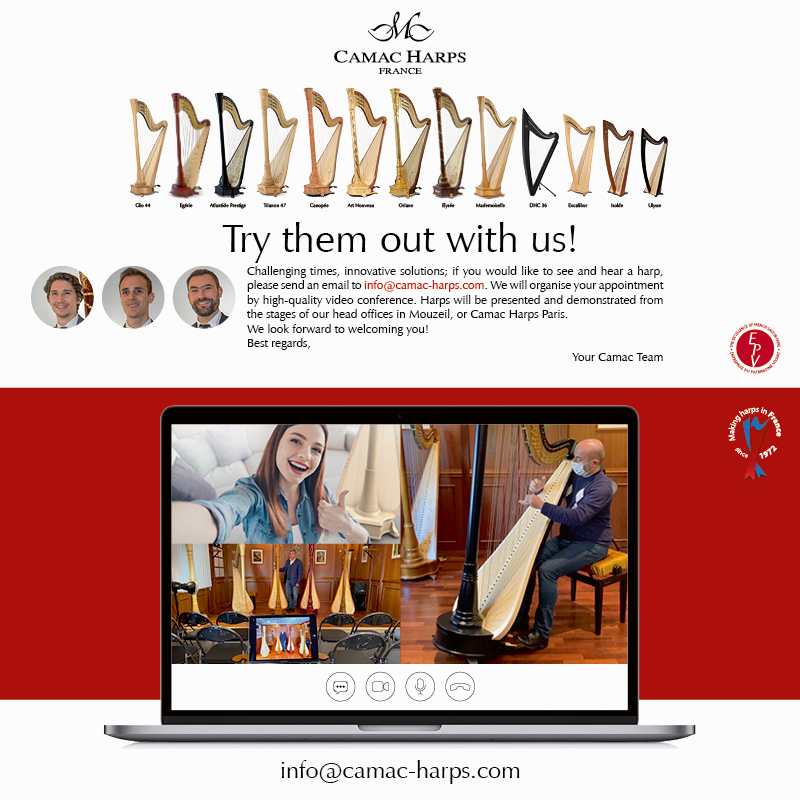 Try them out with us! Harp demo videoconferences