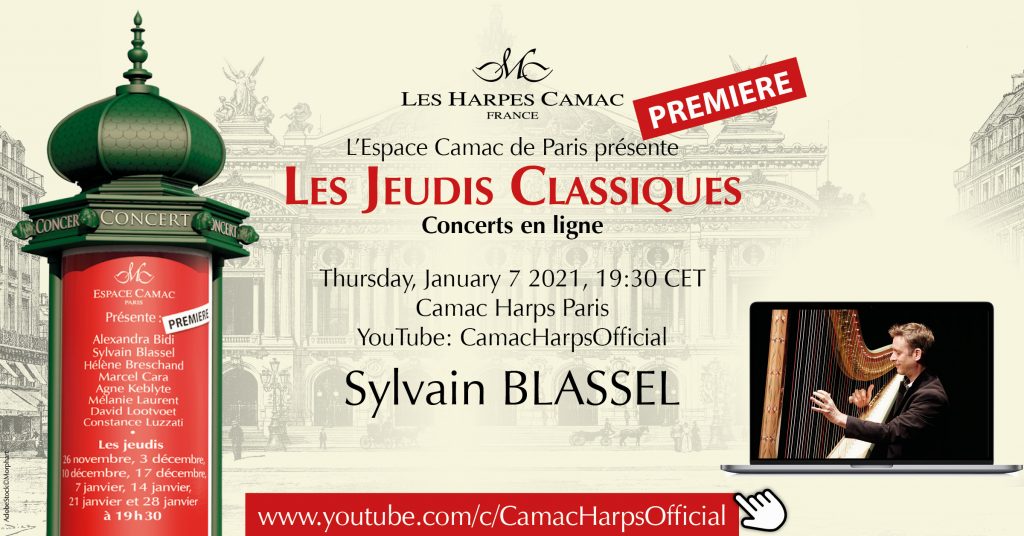 Les Jeudis Classiques, January 7, 2021: Sylvain BLASSEL