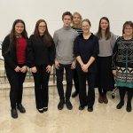 U19 winners pictured with their jury Salomé Mokdad (France), Milena Stanišić (Serbia), Imogen Barford (UK), Deborah Sipkay (Hungary). Also pictured: Anastasia Razvalyaeva.