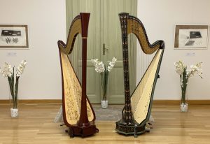 Atlantide and Canopée harps, supplied for the Szeged Harp Competition 2022