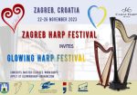 Le 10e festival international de harpe de Zagreb, conjointement avec le festival Glowing Harp, aura lieu du 22 au 26 novembre 2023.