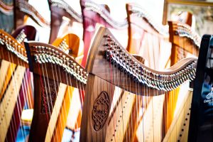 Camac Lever Harps at last year's exhibition