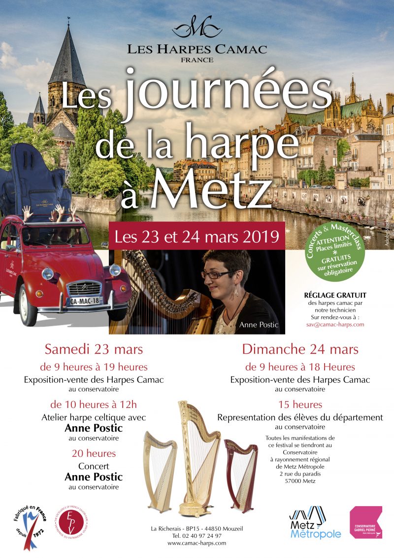 Journées de la harpe à Metz 2019