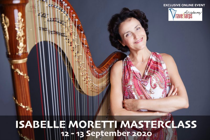 Online masterclass with Isabelle Moretti | Rave Harps | Camac Singapore
