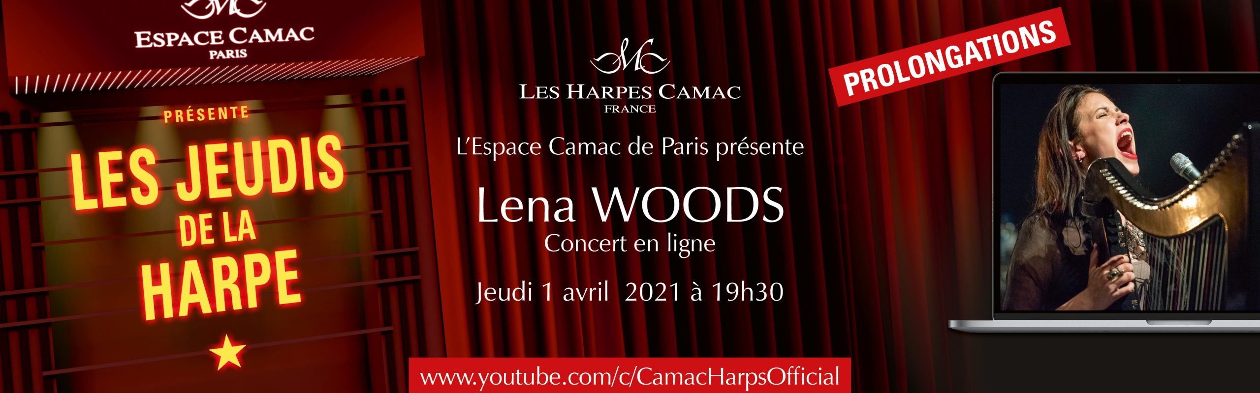 Les Jeudis de la Harpe : Lena Woods 