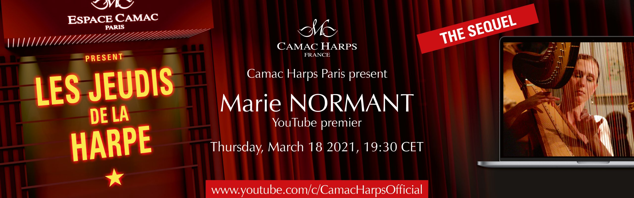 Les Jeudis de la Harpe : Marie Normant 