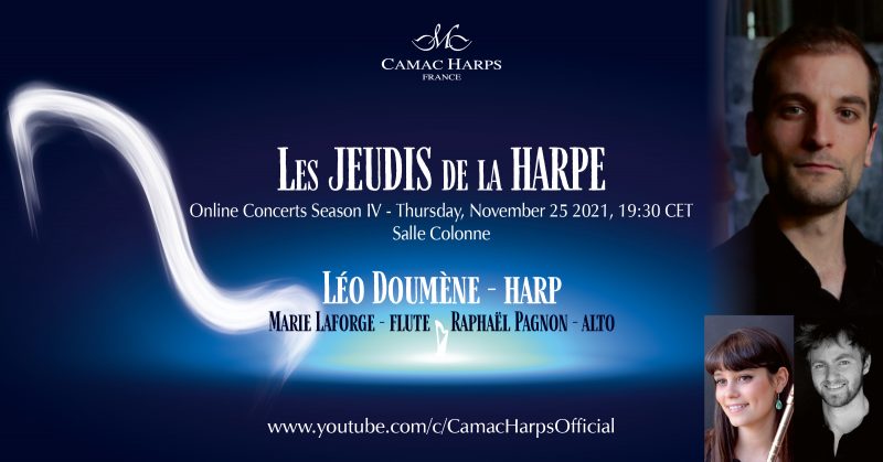 Les Jeudis de la Harpe - trio Léo Doumène
