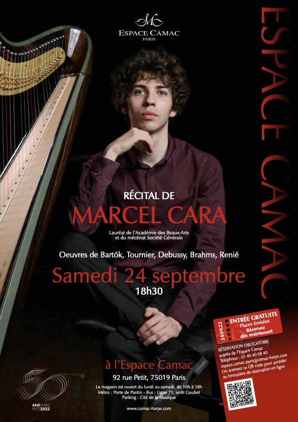 Concert de Marcel CARA à l'Espace Camac 