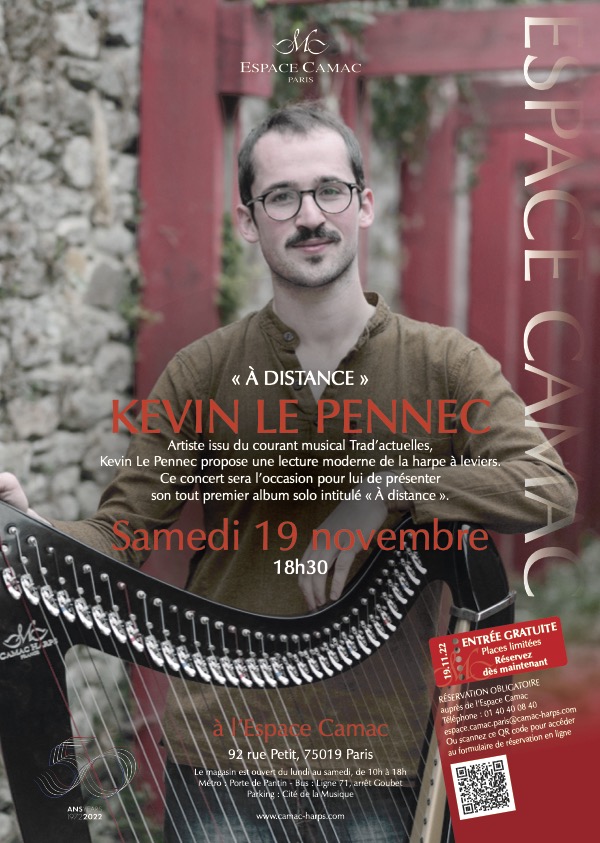 Concert de Kevin Le Pennec à l'Espace Camac 