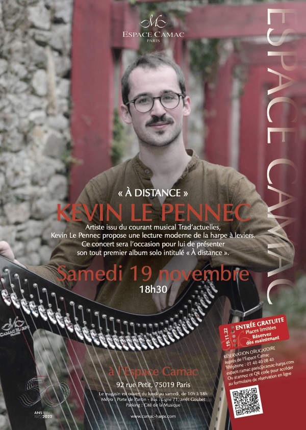 Concert de Kevin Le Pennec à l'Espace Camac