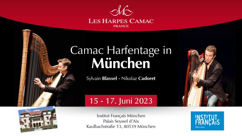 Camac Harp Days at the Institut Français, Munich, 15-17 June 2023