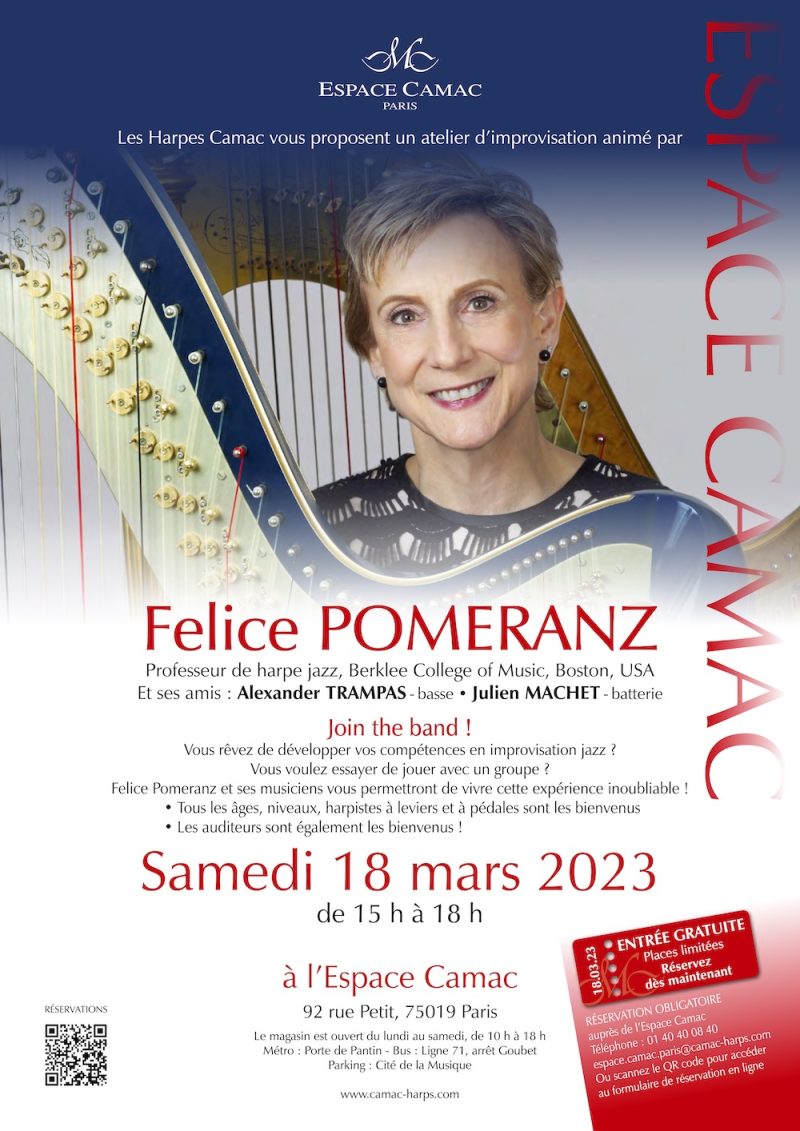 Felice Pomeranz à l'Espace Camac, 18 mars 2023