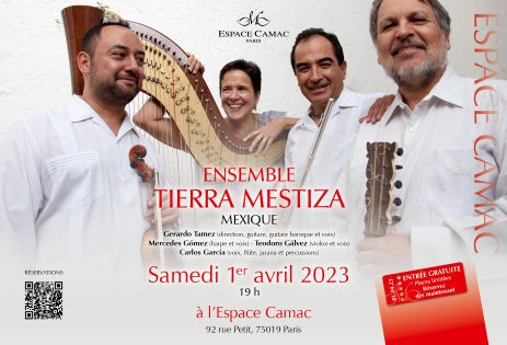 Ensemble Tierra Mestiza at Camac Harps Paris, April 2023