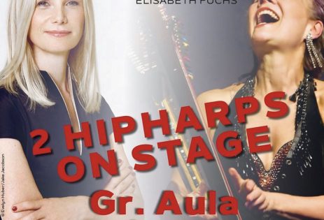 2 HIPHARPS sur scène : Deborah Henson-Conant & Evelyn Huber