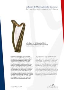 John Egan (c. 1814-après 1841) Harpe irlandaise portable (Dublin, 1815-1820)