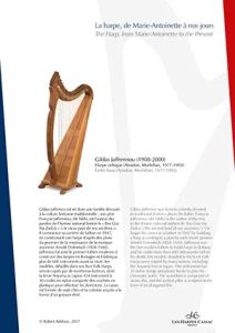 Gildas Jaffrennou (1908-2000)
Celtic harp (Arradon, Morbihan, 1977-1993)