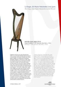 Melville Clark (1883-1953)
Irish harp n° 1181 (Syracuse, New York, c. 1912)