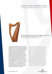 Gérard (1948-) et Joël Garnier (1940-2000), 
Bardic harp (Mouzeil, Loire-Atlantique, c. 1972)