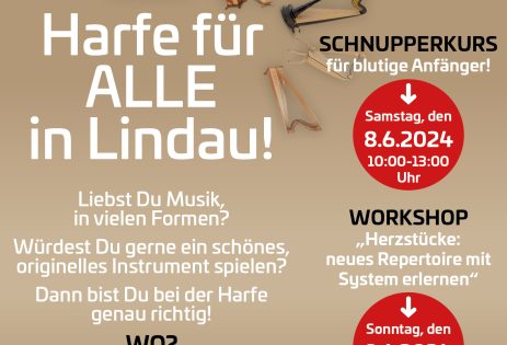 June 8-9: Harp for all! Lindau