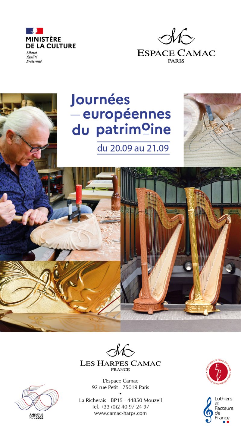 Journées du Patrimoine, les 20 et 21 septembre