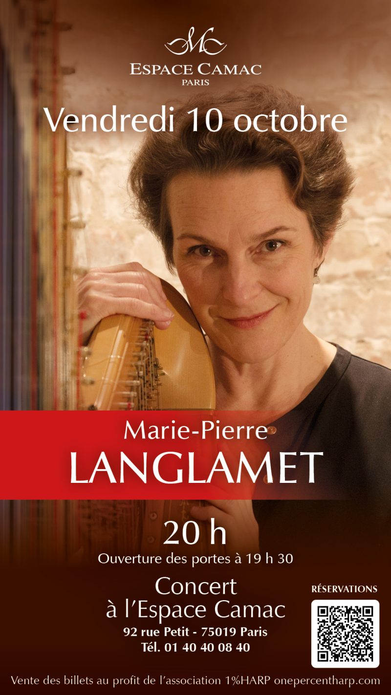 Marie-Pierre Langlamet en concert à l’Espace Camac : le vendredi 10 octobre à 20 h
