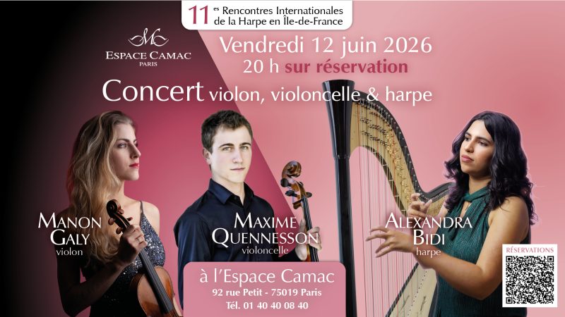 11es Rencontres internationales de la harpe en Île-de-France, Alexandra Bidi et son trio