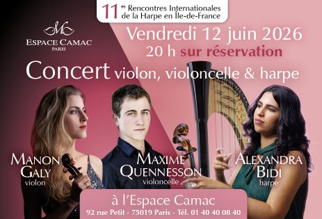 11es Rencontres internationales de la harpe en Île-de-France, Alexandra Bidi et son trio