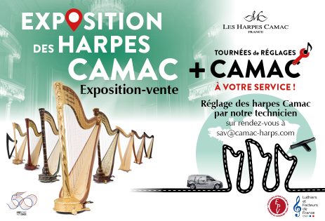 Les Harpes Camac au conservatoire de Laon le samedi 27 juin 2026