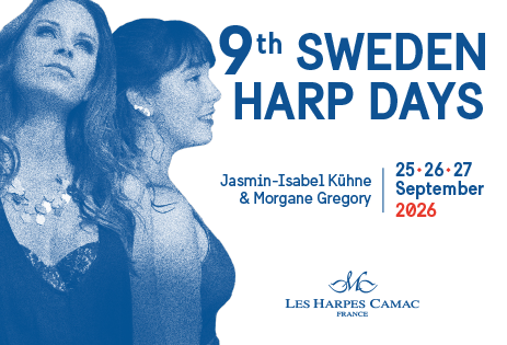 25, 26 & 27 September: 9th Camac Harp days, Sweden