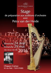 Stage de préparation aux auditions d’orchestre Petra van der Heide 1
