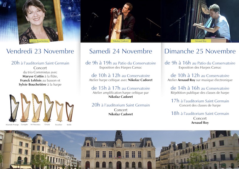 Journées de la harpe à Poitiers, Novembre 2018