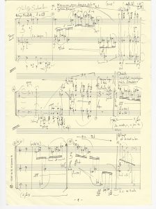 'Mercure', page one, Schoeller