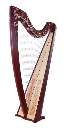 Isolde · classic, mahogany finish, Finn soundboard decoration (to order)