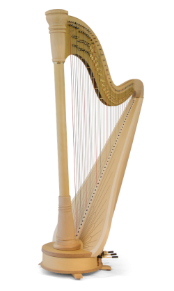 Égérie extended soundboard, natural maple finish