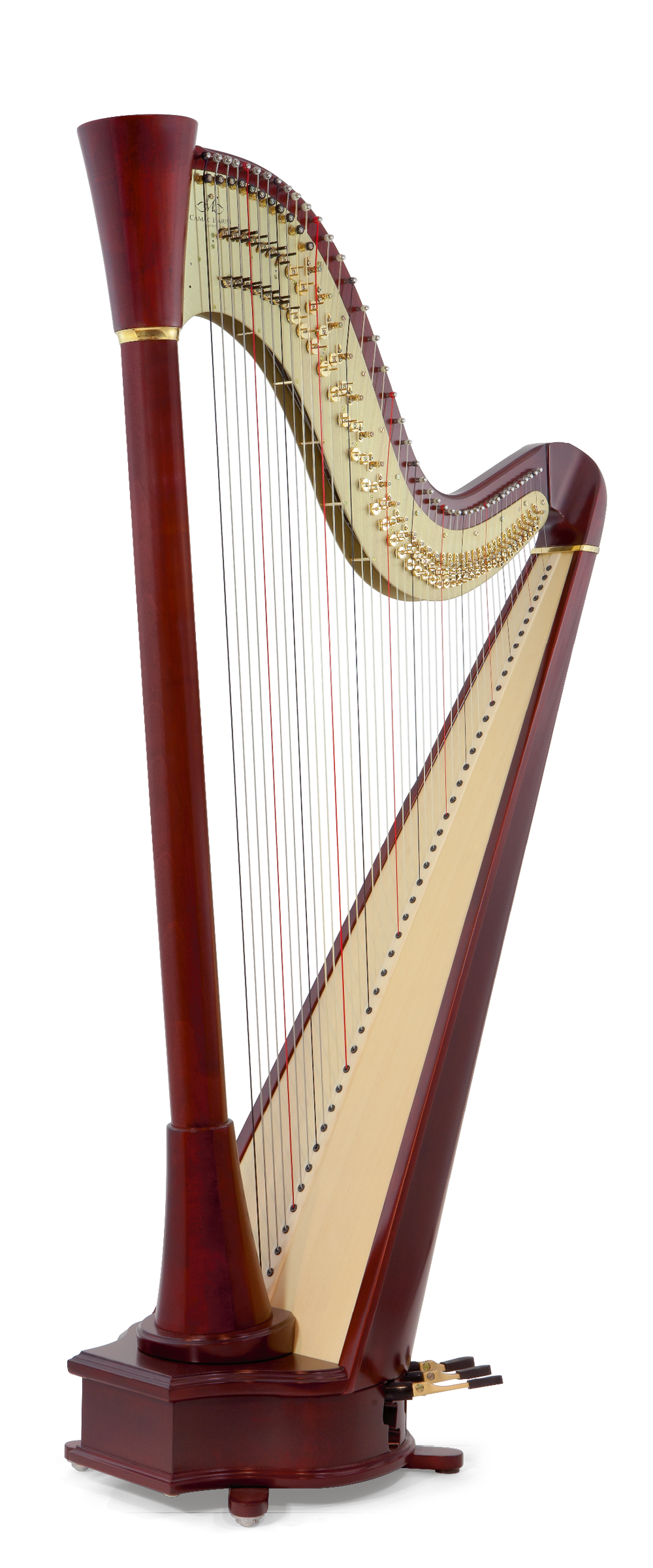 Clio Straight Pedal Harp Camac Harps