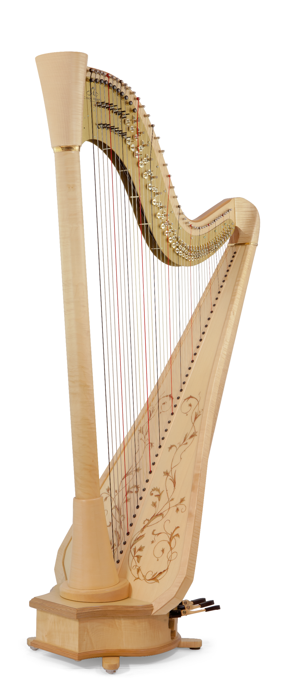 Clio Extended Pedal Harp Camac Harps